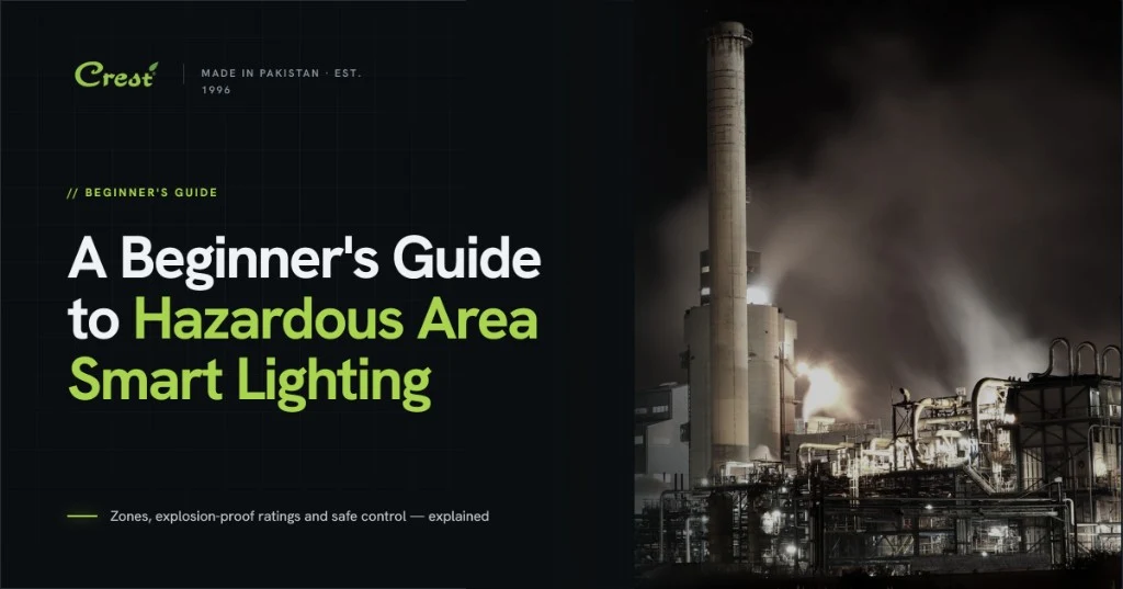 A beginner's guide to hazardous area smart lighting — Crest industrial guide