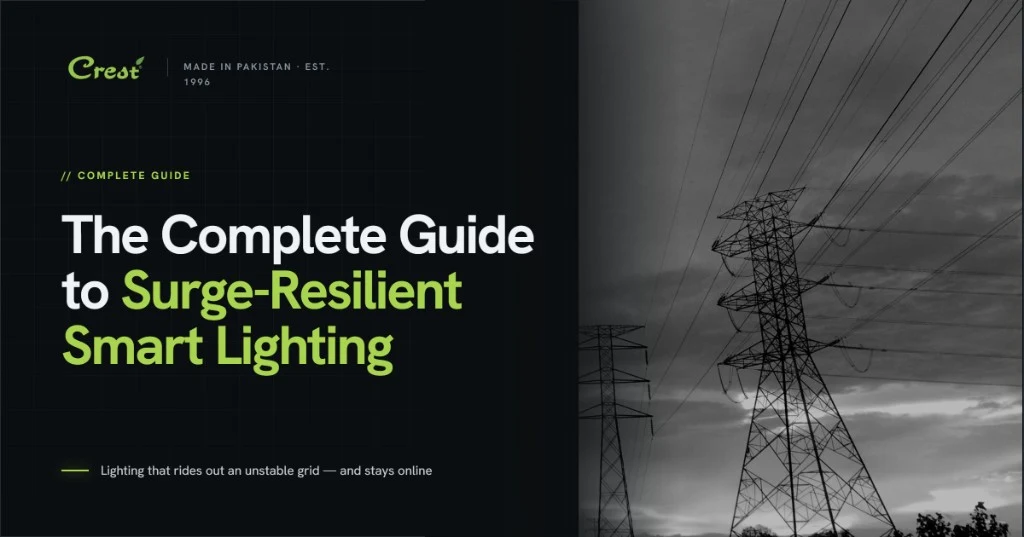 The complete guide to surge-resilient smart lighting — Crest industrial guide
